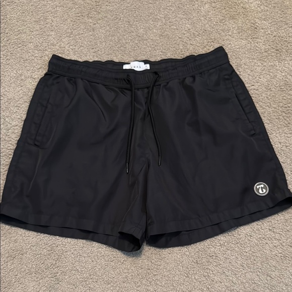 Topman Black Elastic Waist Shorts - Picture 1 of 5